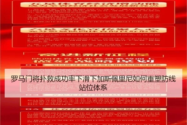 罗马门将扑救成功率下滑下加斯佩里尼如何重塑防线站位体系